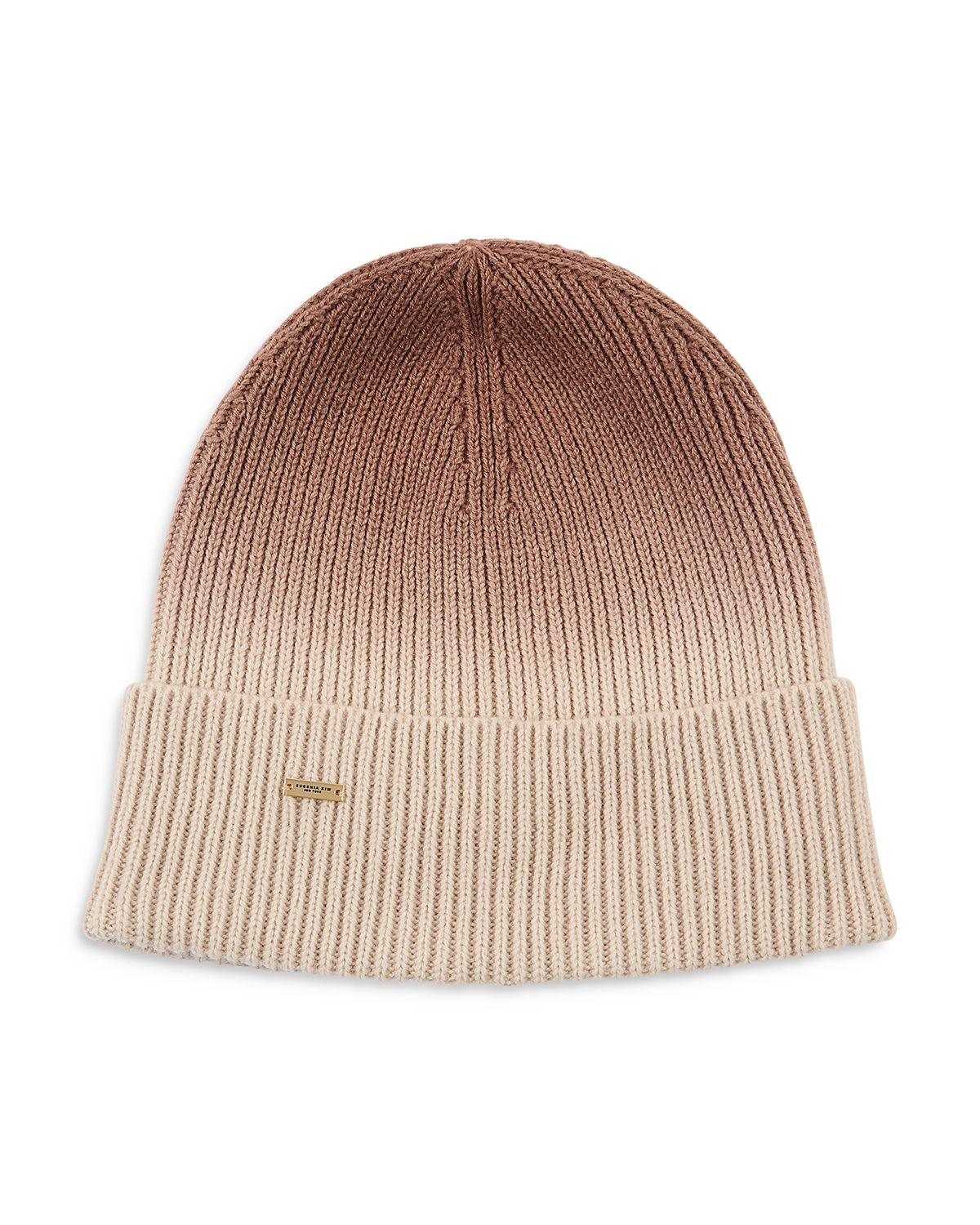 Eugenia Kim Dip Dye Rib Knit Merino Wool Beanie