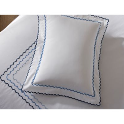Axel Embroidered Percale Bedding Collection