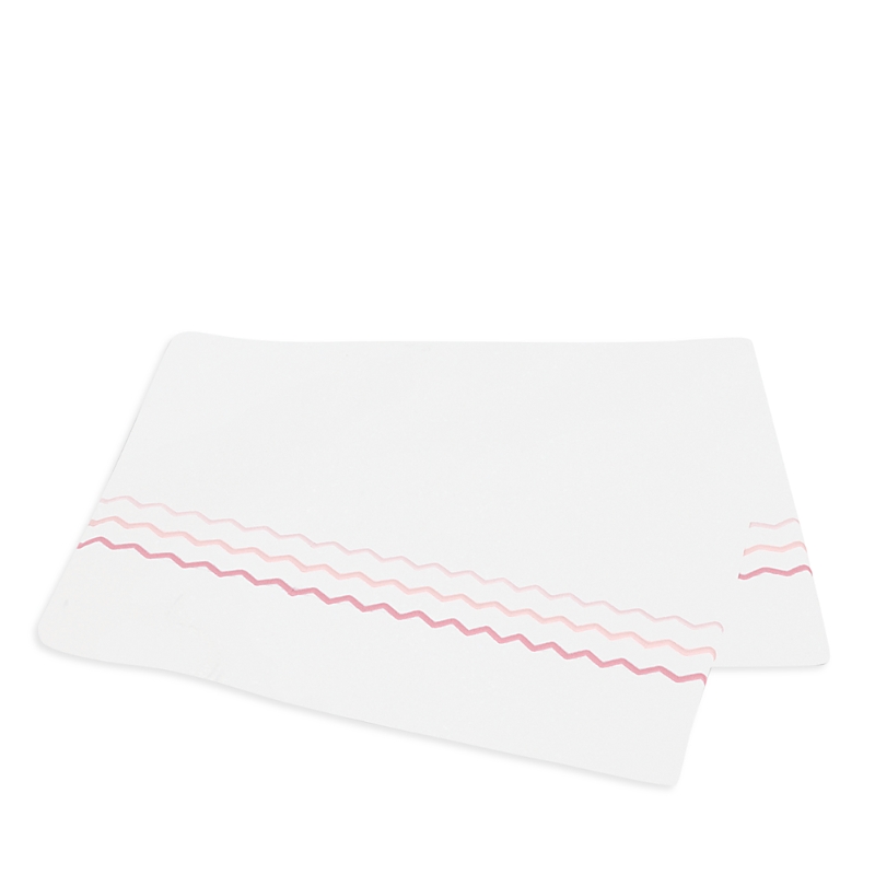 Matouk Axel Flat Sheet, Twin In White
