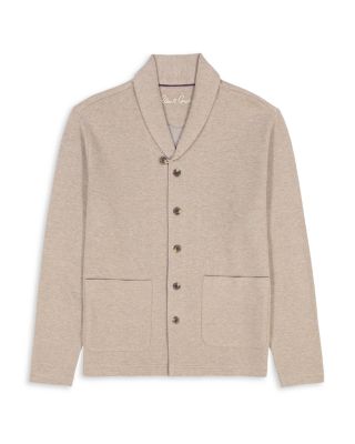 Adriano Cotton Knit Shawl Cardigan