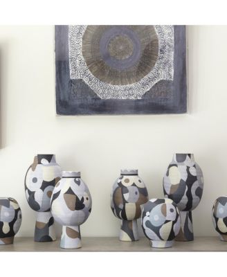 Pablo Ceramic Decorative Vase, Short