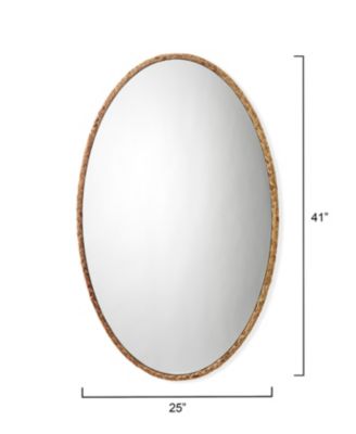 Sparrow Braided Oval Mirror