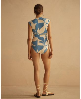 IPANEMA Panelled Cap Sleeve One Piece