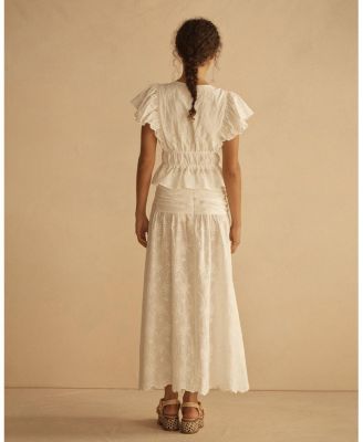 VINYA Ruched Resort Skirt