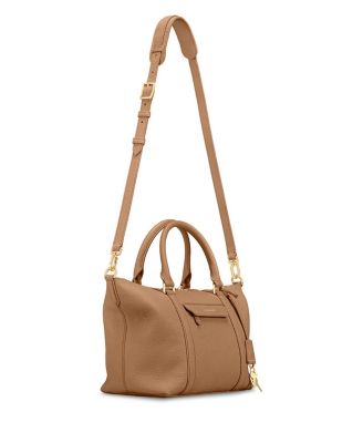 Small Leather Weekender Bag