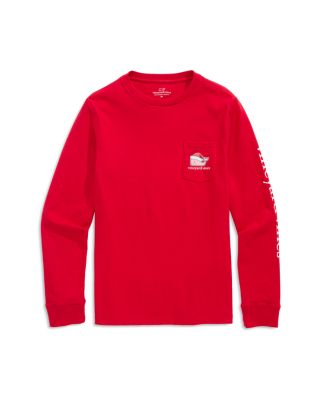 Boys' Santa Whale Long Sleeved Tee - Little Kid, Big Kid