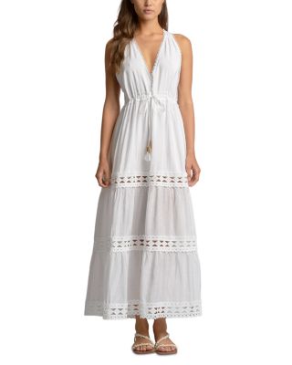 Sleeveless Maxi Swim Cover Up Dress