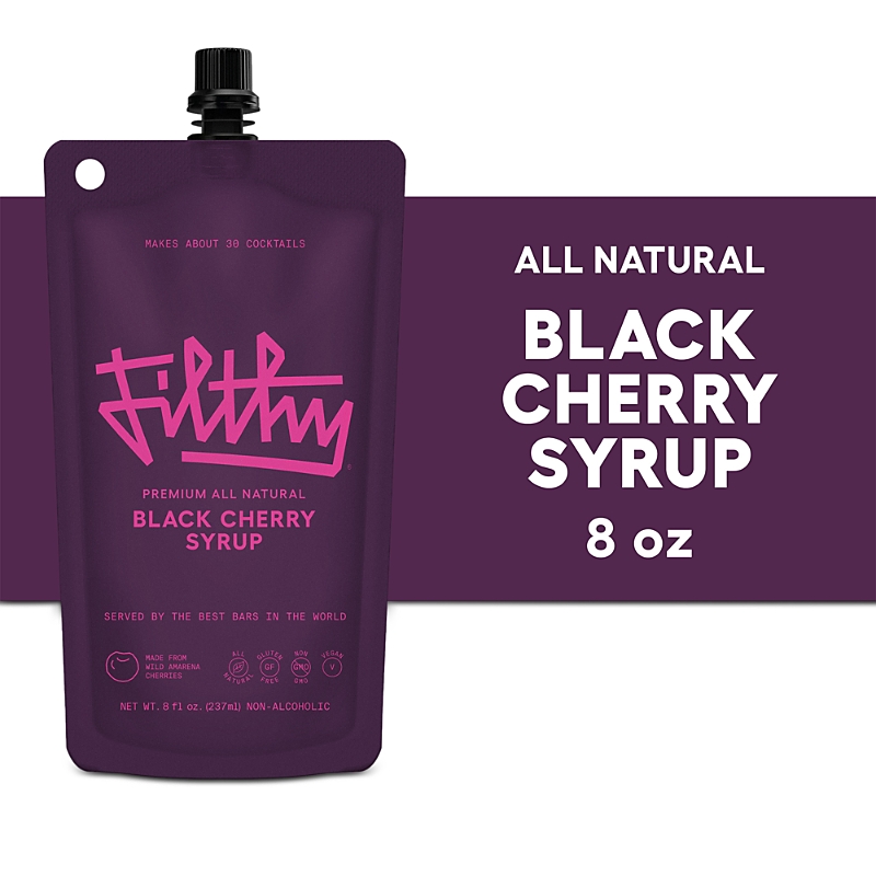 Filthy Black Cherry Syrup In Purple