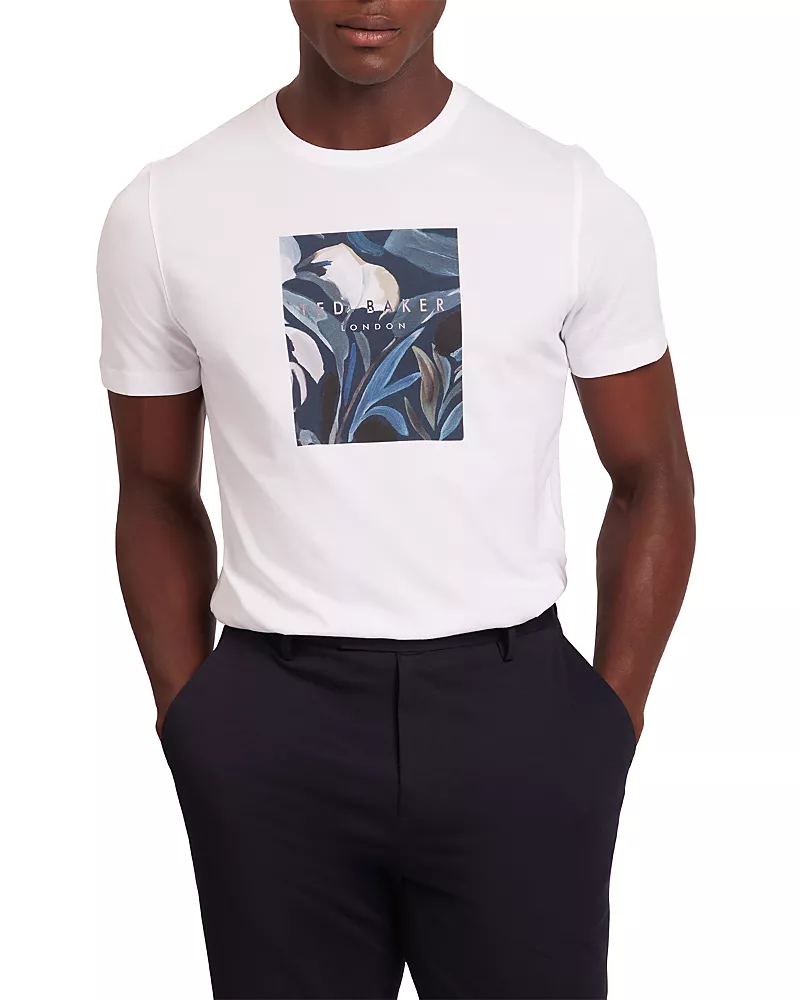 Ted Baker Justino Cotton Graphic Tee