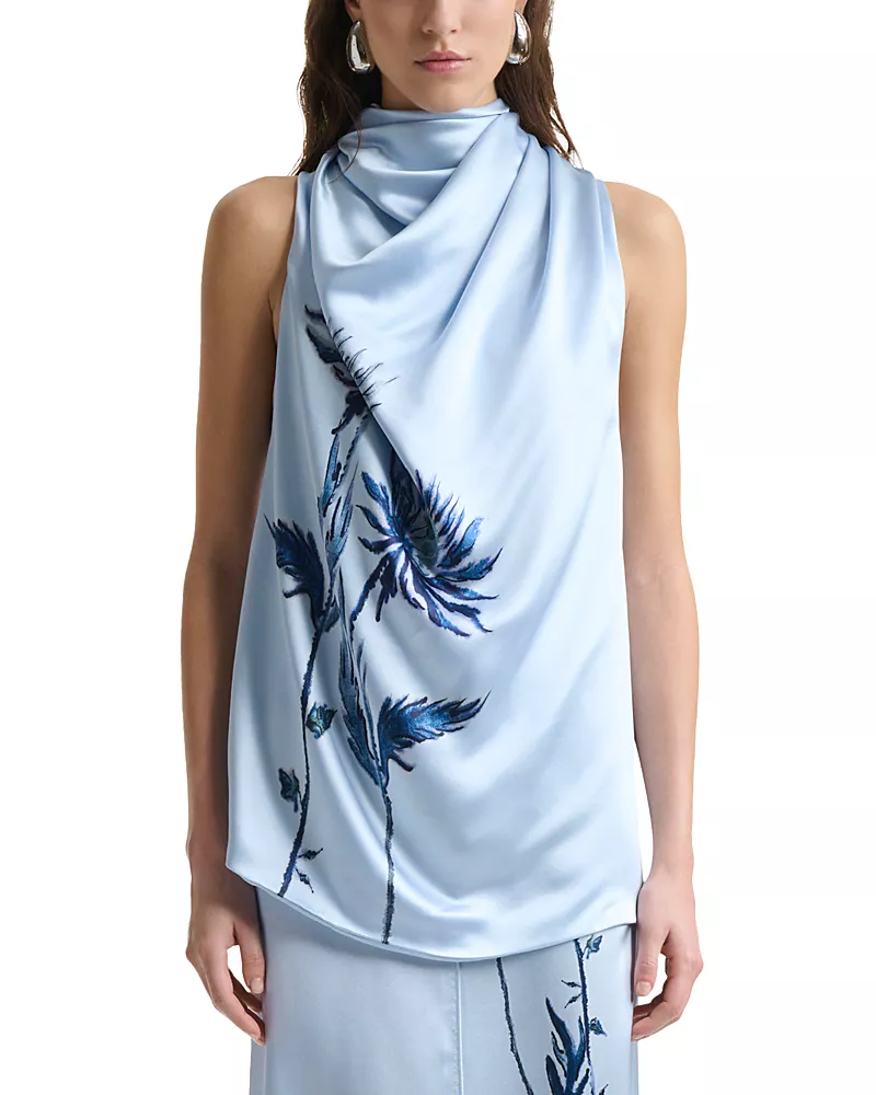 Altuzarra Sleary Silk Top