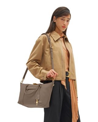 Small Leather Weekender Bag