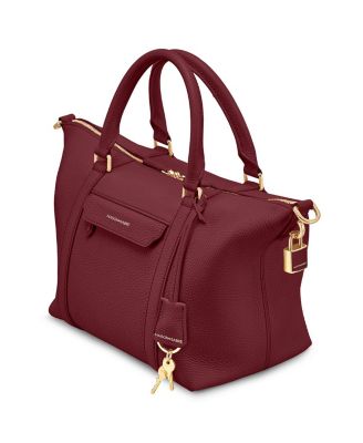 Small Leather Weekender Bag