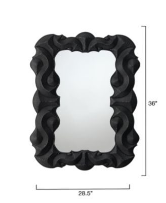  Baroque Mirror in Black