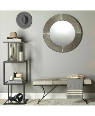 Cross Stitch Mirror, Buff