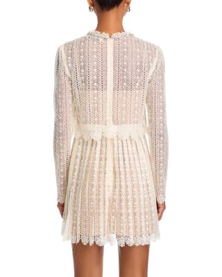 Organza Lace Mini Dress