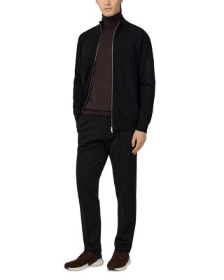 Merino Wool Tech Bomber Jacket