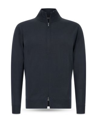 Extra Fine Merino Wool Full Zip Sweater 