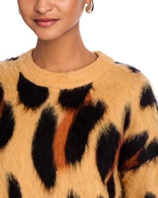 Eyelash Animal Print Sweatshirt - Exclusive