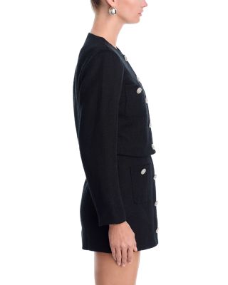 Tweed Rhinestone Button Jacket - Exclusive