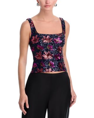 Sequin Flower Top - Exclusive