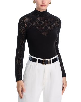 Knit Long Sleeve Turtleneck Top - Exclusive