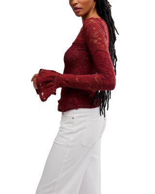 Lace Layering Long Sleeve Top