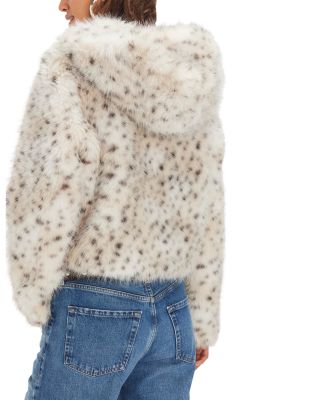 Louder Please Hooded Faux Fur Sweater