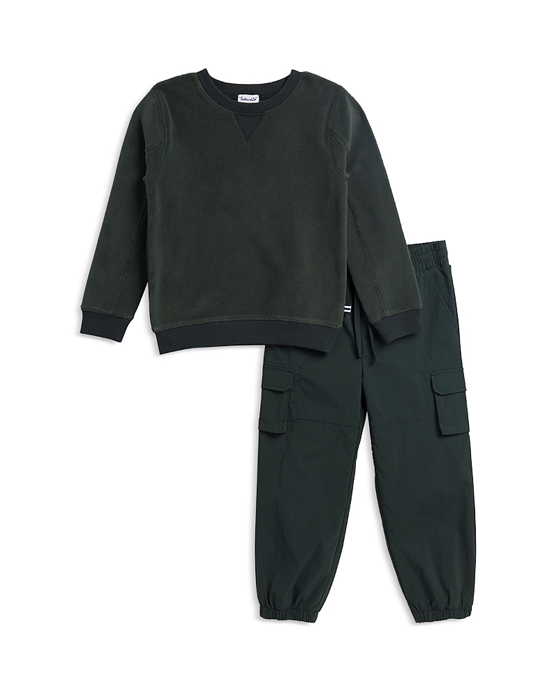 Splendid Boys' Top & Cargo Pants Set - Little Kid In Green