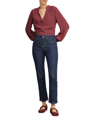 Shea Mid Rise Jeans in Indigo