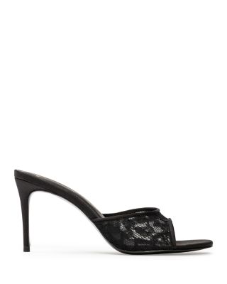 Women's Angled Snip Toe Lace Mules