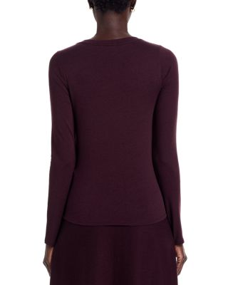 V Neck Long Sleeve Top