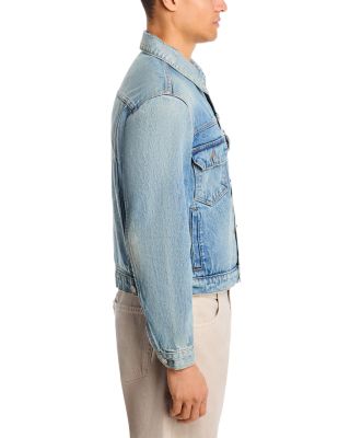 Vintage Wash Denim Trucker Jacket