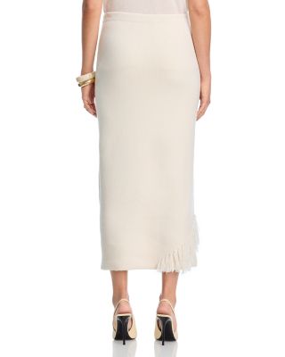 Hestia Fringed Sweater Skirt