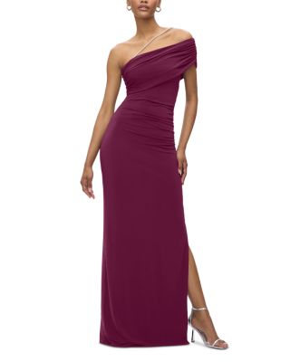 The Olivia Crystal Trim Gown