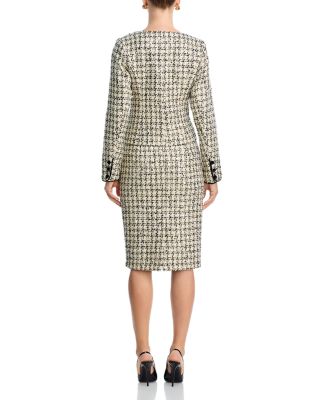 Sequin Tweed Midi Skirt - Exclusive