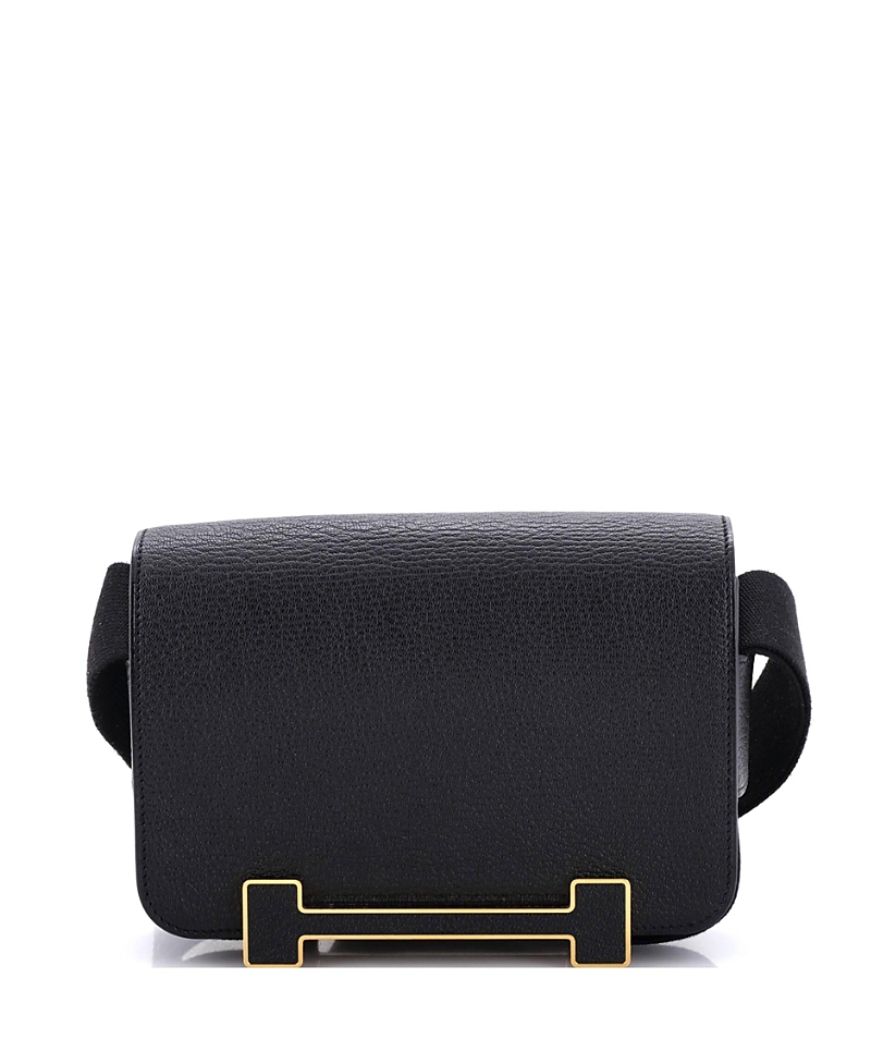 Pre-owned Pre-owned Hermes  Hermes Geta Bag Chevre Mysore In Black