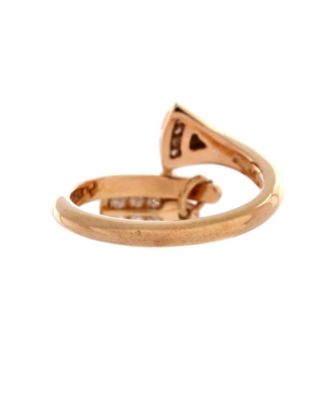  Divas' Dream Charm Ring 18K Rose Gold with Diamonds