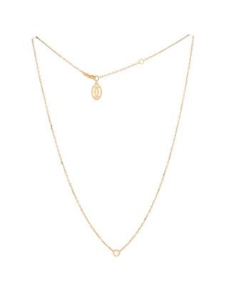  Small Cartier D'Amour Pendant Necklace 18K Rose Gold with Diamond