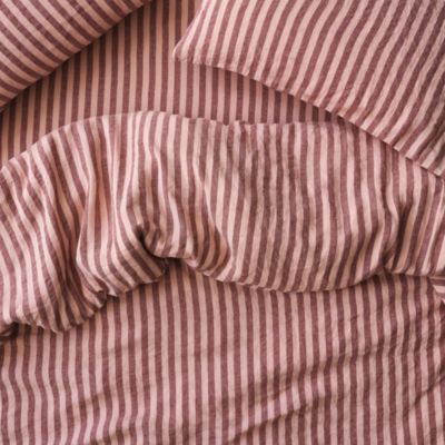 Pembroke Stripe Linen Blend Duvet Cover, King