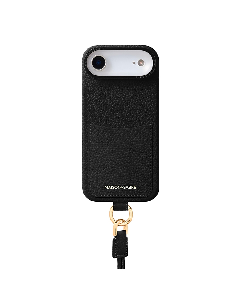 Maison De Sabre Sling Iphone 17 Air Phone Case In Black