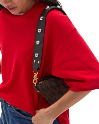 Studded Leather Shoulder Strap