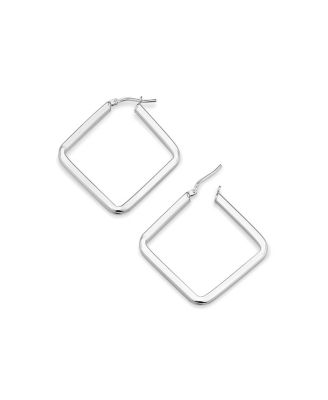  Sterling Silver Quad Midi Hoops