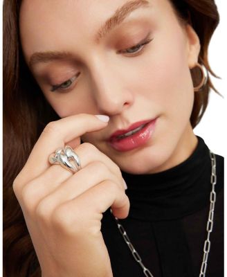  Sterling Silver Curb Appeal Ring