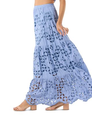 Bora Bora Eyelet Cutout Skirt