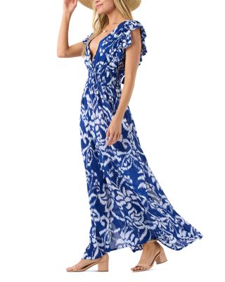 Dahlia Tie Dye Cover Up Maxi Dress