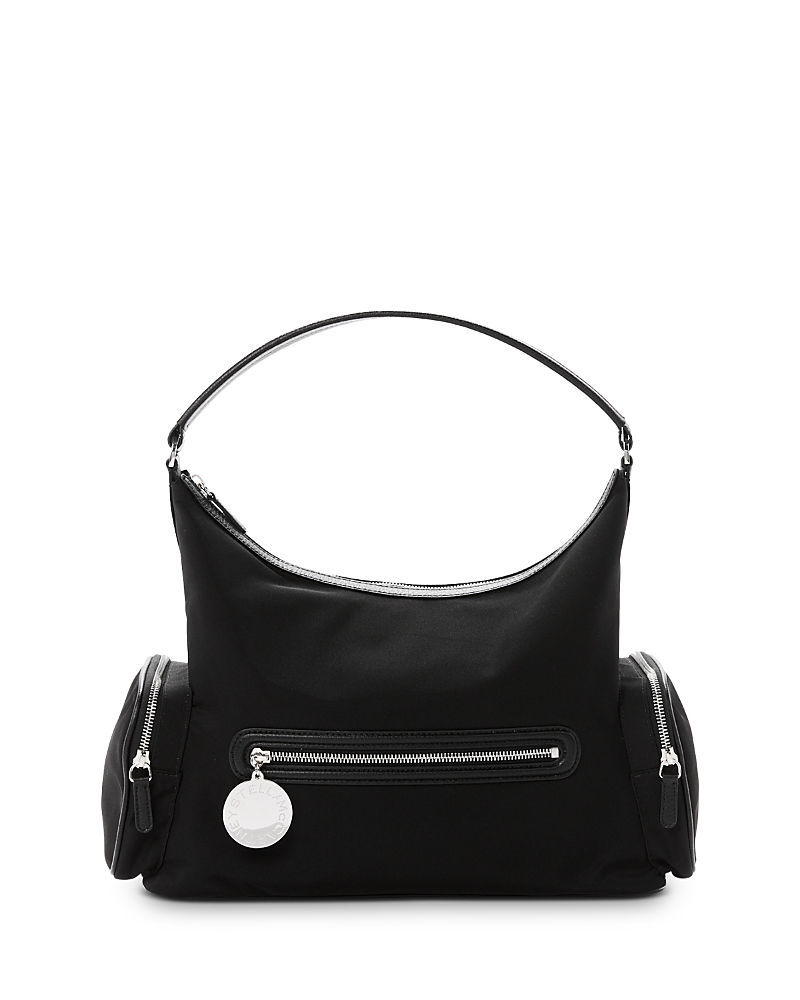 Stella Mccartney Dartmoor Nylon Shoulder Bag In Black