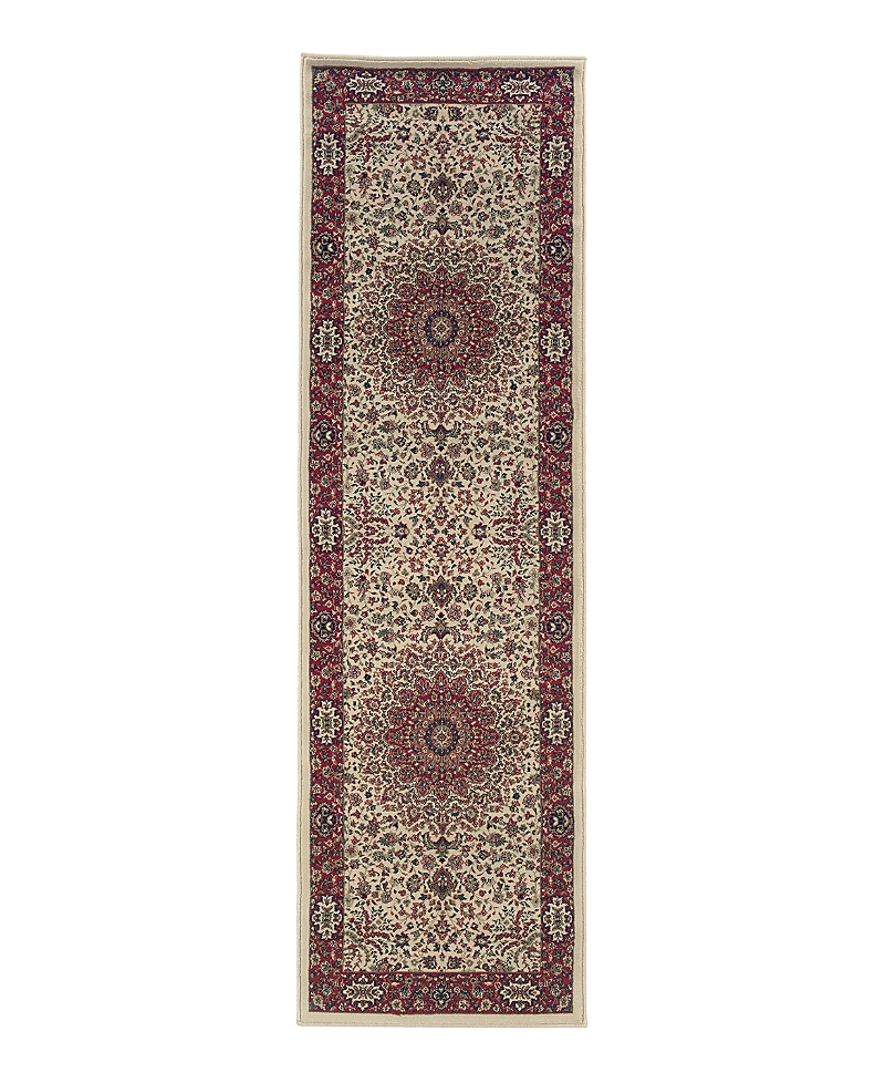 Oriental Weavers Ariana 95j Runner Area Rug 2'7 X 9'4 In White