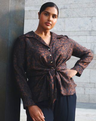 Leona Tie Waist Blouse