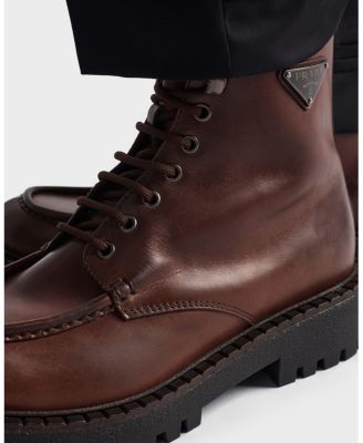  Men's Laced Leather Booties