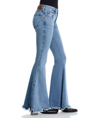 Emre High Rise Flare Jeans in Poppy Blue
